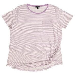 Polo Ralph Lauren Purple Striped Short Sleeve Tee